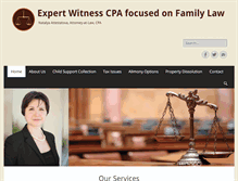 Tablet Screenshot of familylawexpertwitness.com
